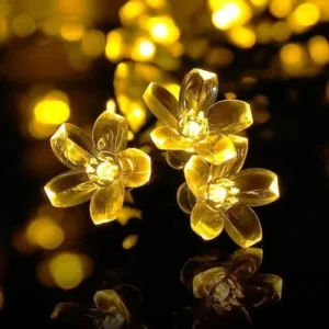 NC4MY Flower LED String Light Warm White Color with 4 mtr Length