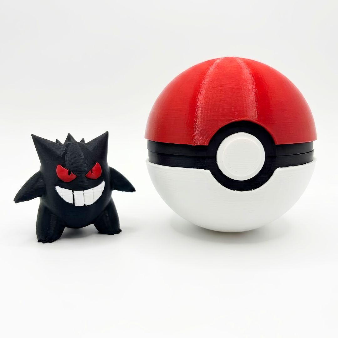 3D Printed Functional Pokéball with 1 Pokémon Figure and Stand | Opening Storage Pokéball Collectible | Anime Desk Toy for Pokémon Fans & 3D Printing Lovers - Image 11