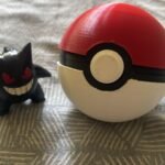 3D Printed Functional Pokéball with 1 Pokémon Figure and Stand | Opening Storage Pokéball Collectible | Anime Desk Toy for Pokémon Fans & 3D Printing Lovers