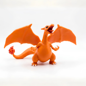 3D Printed Charizard Action Figure & Card | Mini Dragon Collectible (7 cm) | Pokemon Inspired Desk Toy | Perfect for 3D Printing Lovers & Collectors