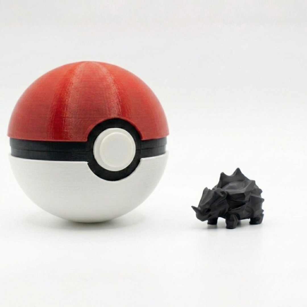 3D Printed Functional Pokéball with 1 Pokémon Figure and Stand | Opening Storage Pokéball Collectible | Anime Desk Toy for Pokémon Fans & 3D Printing Lovers - Image 13