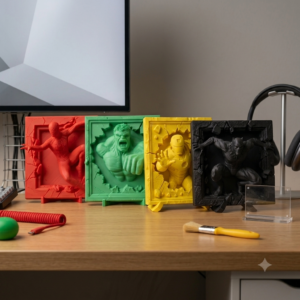 Avengers “Out of Frame” 3D Desk & Wall Art Set